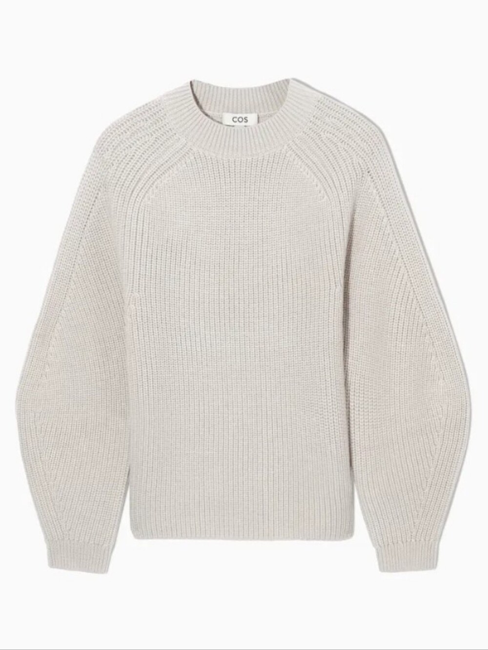 COS Merino Wool Structured Sleeve Sweater Size Small